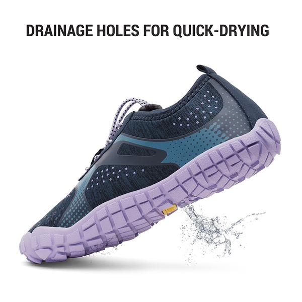Women Water Shoes for Beach, Lake & More - DARK BLUE PURPLE - 3